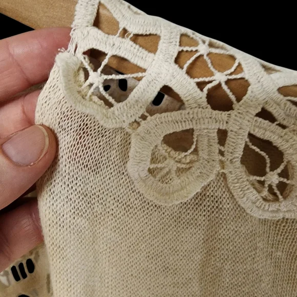 Anthropologie Knitted And Knotted Open Lightweight Cardigan Knit Sweater - Picture 7 of 7